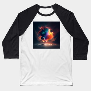 Nebula Formed in the Galaxy Baseball T-Shirt